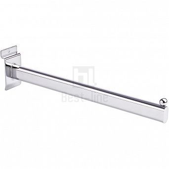 Wieszak prosty 35cm 1K Slatwall chrom
