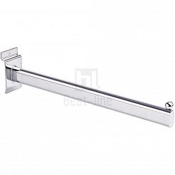 Wieszak prosty 35cm 1K Slatwall chrom