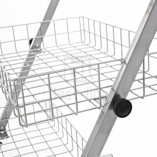 Stojak skośny 3 KOSZE (wys.90cm) - 4