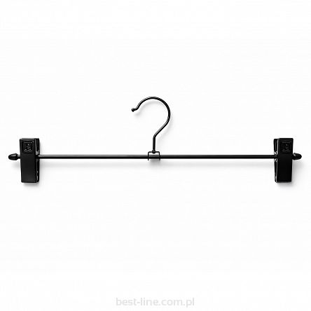 Wieszak klamrowy SMART ALL BLACK (10szt.)