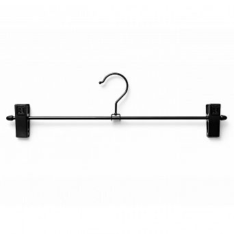 Wieszak klamrowy SMART ALL BLACK (10szt.)