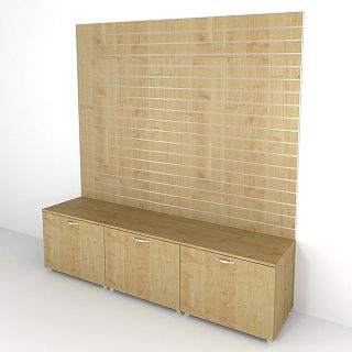 Zabudowa Slatwall z szufladą 200x240x50cm 17 FREZÓW - 4