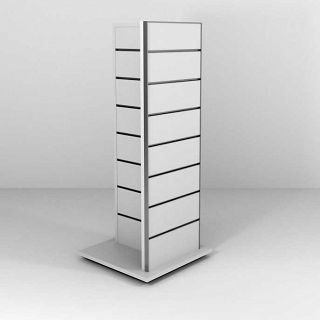 Gondola Slatwall T Trójstronna Na kółkach 125cm (15cm) - 2