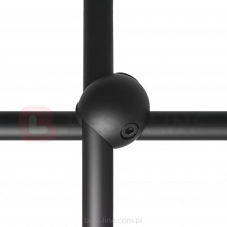 Złącze dwukierunkowe X2 lewe fi25mm BLACK