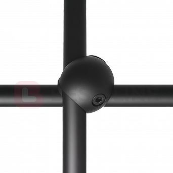 Złącze dwukierunkowe X2 lewe fi25mm BLACK