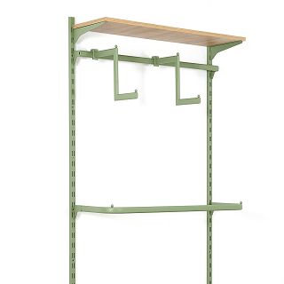 Wieszak próg schodek (owal) do rury owalnej szyny GREEN universal - 2