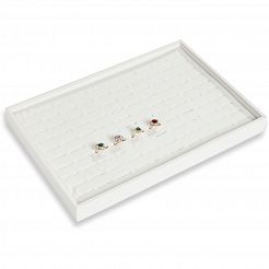 Tacka na pierścionki biała