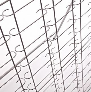 Stojak ekspozytor na okulary składany 82x208cm srebrny - 4