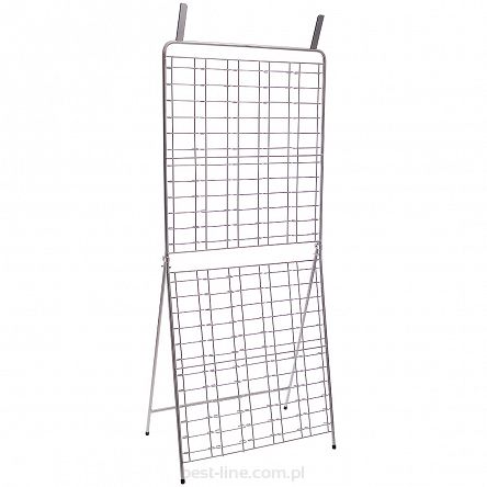 Stojak ekspozytor na okulary składany 82x208cm srebrny