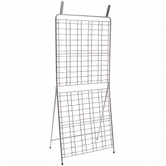 Stojak ekspozytor na okulary składany 82x208cm srebrny