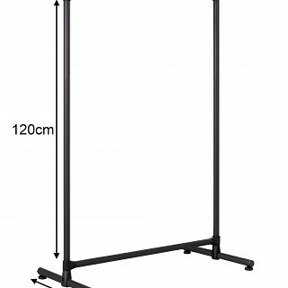 Stojak 120x100x50cm BLACK - 2