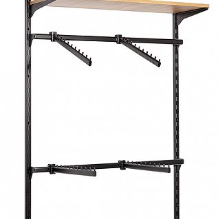 Poprzeczka na wieszaki 100cm BLACK - 2