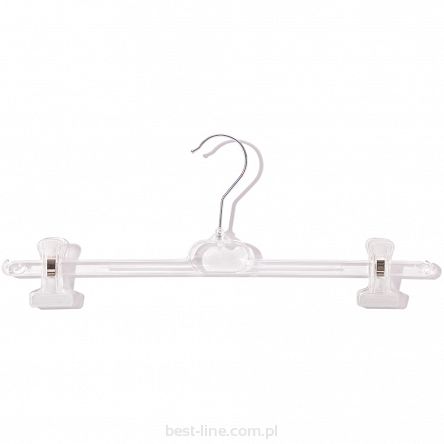 Wieszak klamrowy transparentny W537 40cm (10 szt.)