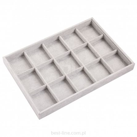 Tacka z przegrodami szara