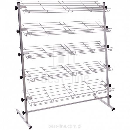 Stojak na buty 115/135 5 półek