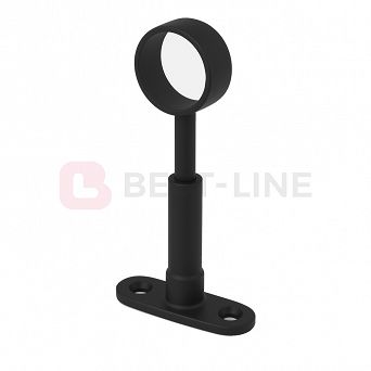 Uchwyt dystansowy z regulacją fi25mm BLACK