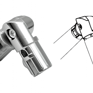Przedłużka zawiasowa do rur fi25mm - 2