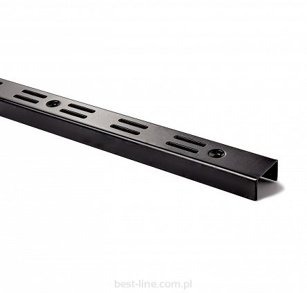 Szyna ścienna 1,2m universal BLACK