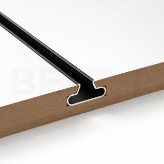 Wsuwka do panelu Spacewall Aluminium Czarna zw - 2