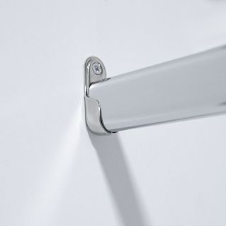 Drążek meblowy owalny do szafy 100cm (komplet) - 3