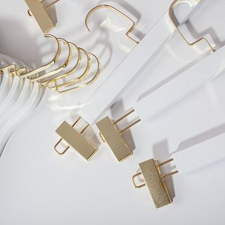 Wieszak GLAMOUR z poprzeczką biały - 4