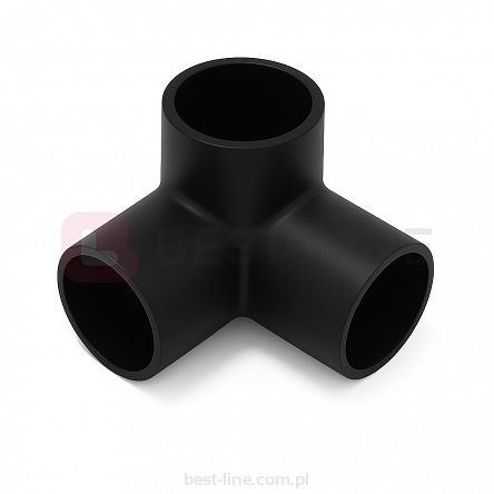 Złączka H3-3W końcowa BLACK