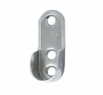 Wspornik drążka meblowego owalnego. Rozeta owalna 1szt