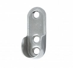 Wspornik drążka meblowego owalnego. Rozeta owalna 1szt