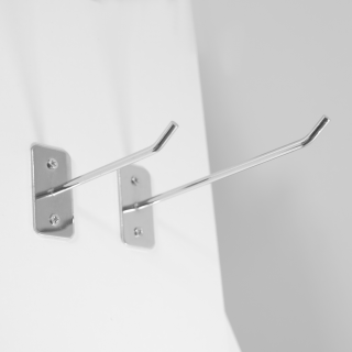 Zawieszka pojedyncza do ściany/płyty chrom - 2