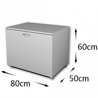 Zabudowa Slatwall z szufladą 80x240x50cm 17 FREZÓW - 3