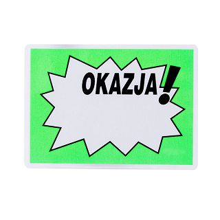 Etykieta cenowa laminowana 