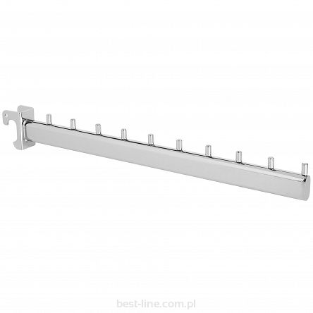 Wieszak prosty do rury owalnej 40cm 10N