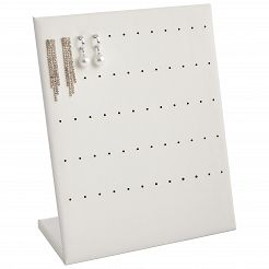 Ekspozytor na kolczyki biały