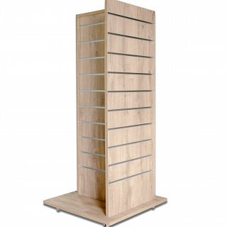 Gondola Slatwall T Trójstronna Na kółkach 125cm (10cm) - 4