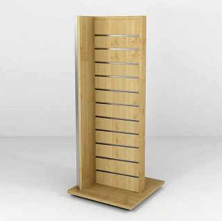 Gondola Slatwall T Trójstronna Na kółkach 125cm (10cm) - 2