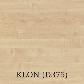 Panel MDF Slatwall Klon (D375) + wsuwki ALU (odstępy co 15cm) - 2