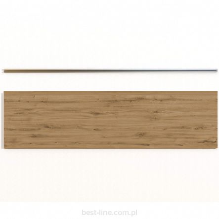 Cokół na Panel MDF Slatwall Dąb Odwieczny (D1041) + wsuwka ALU (1szt)