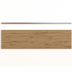 Cokół na Panel MDF Slatwall Dąb Odwieczny (D1041) + wsuwka ALU (1szt)