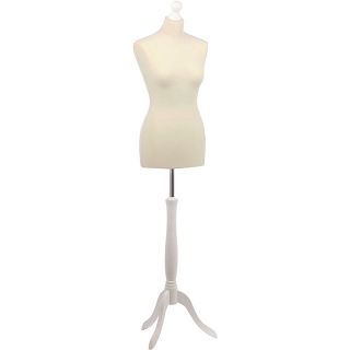 Manekin damski r. 42 z pianki poliuretanowej na drewnianej nodze - 5