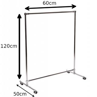 Stojak na kółkach 120x60x50cm - 2
