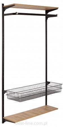 Garderoba jednomodułowa - OPTIB8 - BLACK