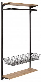 Garderoba jednomodułowa - OPTIB8 - BLACK