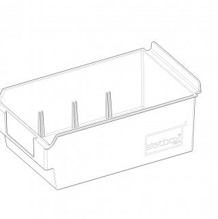 Pojemnik na panel SHELF 200L - 2