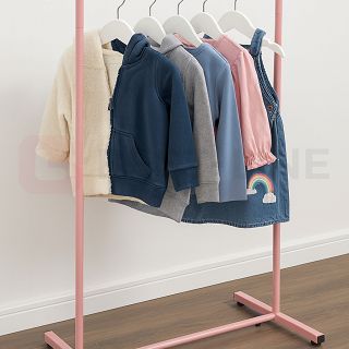 Stojak ubraniowy LOFT wys. 1,2m szer. 1m PINK - 5