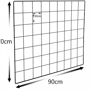 Krata organizer na ścianę 90/70 (wzmocniona ramka) - 2