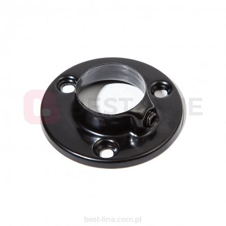 Rozeta stalowa BLACK do rur fi25mm