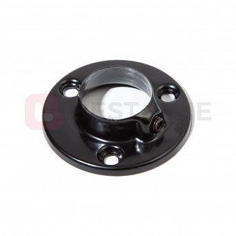 Rozeta stalowa BLACK do rur fi25mm