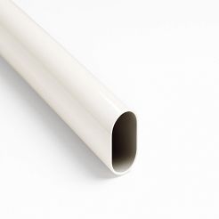 Rura, drążek owalny 100cm WHITE