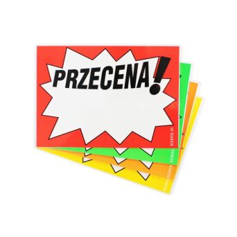 Etykieta cenowa "PRZECENA" A7 1szt