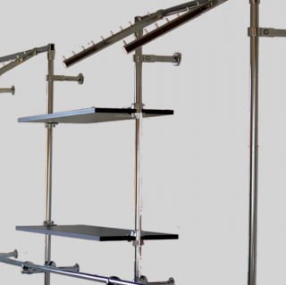 REGAŁ RUROWO OWALNY 3M 2 PÓŁKI - 3